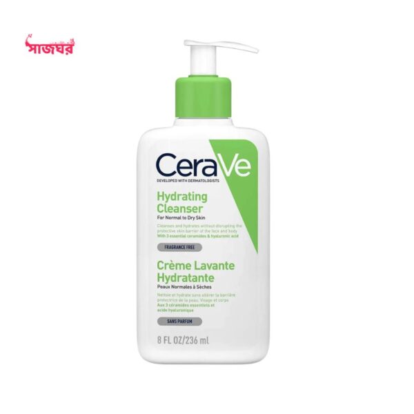 CeraVe Hydrating Cleanser 236ml – Gentle Care for Dry and Sensitive Skin